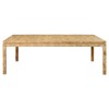 Worlds Away Adams Modern Classic Brown Burl Rectangular Dining Table - 86"