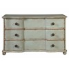 Florent French Country Sage Distressed Wood Dresser