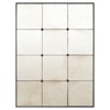 Tova Modern Black Brass Rectangular Antique Wall Mirror