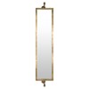 Ronin Traditional Gold Metal Wall Mirror - 76"