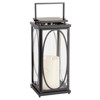 Jaycen Updated Traditional Black Iron Lantern Candleholder - Large