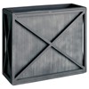 Arden Updated Traditional Black Iron Rectangular Outdoor Planter Box
