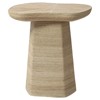 Palecek Iliana Coastal Beach Natural Woven Abaca Side Table