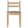 Declan Updated Traditional Light Brown Oak Dining Chair - Set of 2