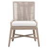 Orla Coastal Cream Performance Outdoor Woven Dining Chair - Set of 2