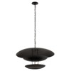 Florko Updated Traditional Blackened Iron Chandelier - 31"x31"