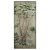 John Richard Montrose Vignette Green Botanical Silver Frame Painting II - 90x41