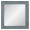 Cisco Home Isabel Traditional Apollo Slate Blue Upholstered Wall Mirror