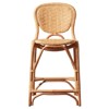 Portia Coastal Beach Natural Rattan Woven Counter Stool