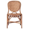 Portia Coastal Beach Brown Rattan Woven Dining Chair