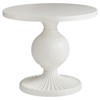 Marco French Country White Wood Round Entry Table - 36"
