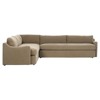 Aurelia Broadway Canvas Linen Corner Sectional - 124"