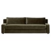Felix Modern Classic Surrey Olive Velvet Sofa - 100"