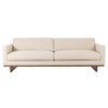Ethan Modern Classic Irving Taupe Performance Sofa - 96"