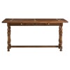 Jeremiah Updated Traditional Brown Acacia Extendable Console Table