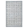 Azalea Traditional Blue Oushak Patterned Indoor Outdoor Hand Knotted Rug - 5'x8'