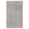 Taya French Country Green Floral Patterned Indoor Outdoor Hand Knotted Rug - 7'9"x9'9"
