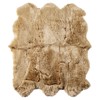 Tili Modern Classic Beige Fur Hide Rug - 4'9"x5'10"