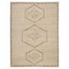 Astana Updated Traditional Beige Performance Patterned Hand Knotted Rug - 8'x10'