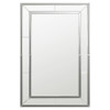 William Modern Classic Silver Frame Wall Mirror