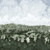 Schumacher Appian Way Fog Landscape Wallpaper Panel Set