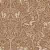 Schumacher Under The Elder Tree Rust Damask Wallpaper