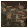 Margaux French Country Moody Floral Painting – 41x41