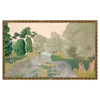 Faustine Traditional Green Meadow Gold Frame Painting - 20x32