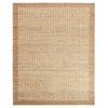 Nami Coastal Beach Beige Border Jute Rug - 7'9"x9'9"