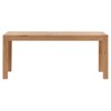 Clotaire Coastal Beach Natural Teak Rectangular Outdoor Dining Table - 71"
