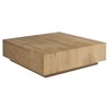 Danny Modern Classic Oak Wood Square Coffee Table