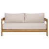 Thiago Modern Classic Natural Teak Wood Outdoor Sofa - 70"
