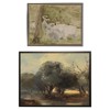 Ashford Updated Traditional Sage Landscape Gallery Wall Art - Set of 2