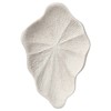 Palecek Dover Coastal White Stone Cast Leaf Outdoor Wall Decor