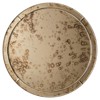 Tristan Updated Traditional Brown Antique Glass Round Wall Mirror - 32"