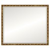 Penelope Updated Traditional Antique Gold Wood Rectangular Beveled Wall Mirror