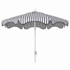 Lucien Modern Classic Lido Indigo Striped Sunbrella Umbrella