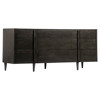 Morty Modern Classic Black Mahogany Wood Dresser