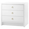 Bryant Coastal Beach White Lacquered Nightstand
