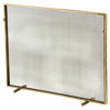 Gita Classic Simple Iron Fireplace Screen - Gold