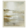 Savannah Coastal Beach Brown Landscape Grey Frame Painting