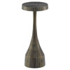 Herbie Loft Brushed Brass Hourglass Drink Table