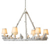 Frost White Bird Chandelier - 30.75D