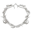 White Antler Wreath - 22.5H