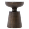 Ozera Global Antique Rust End Table