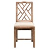 Grace French Country Oak Linen Upholstered Dining Chair