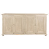 Lucas French Country Provincial Pine 4 Door Sideboard