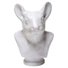 Nutkin Modern Classic Squirrel White Resin Sculpture