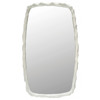 Flint Modern Classic White Resin Wall Mirror