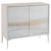 John-Richard Modern Classic River Light Grey Blue Metal Cabinet